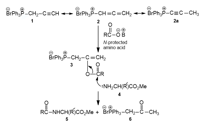 Image for Rapid Access to Substituted Amides and Dipeptides via
prop-2-ynyl-triphenylphosphonium bromide: An Allene-mediated Coupling Strategy